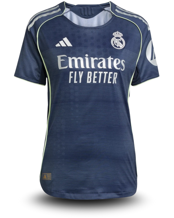 Camisa II Real Madrid 25/26 - Torcedor Adidas Feminina - Preta