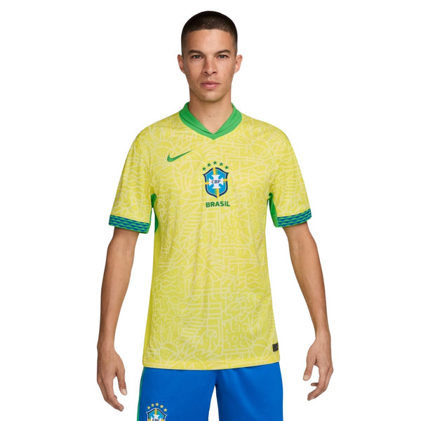 Camisa Brasil 24/25 Home Nike Torcedor - Amarela