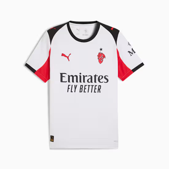 Camisa AC Milan Away 25/26 - Torcedor Puma Masculino - Branco