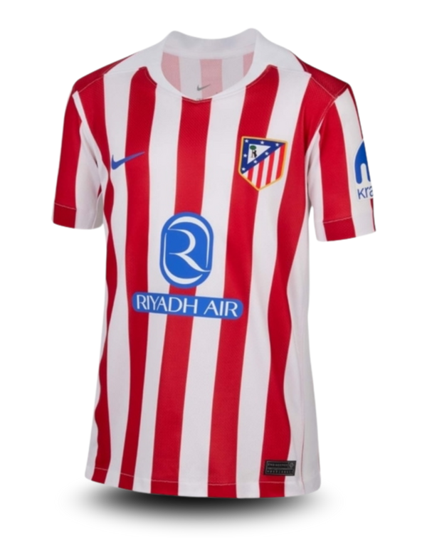 Camisa I Atlético de Madrid 25/26 - Torcedor Nike Feminina - Branca e vermelha