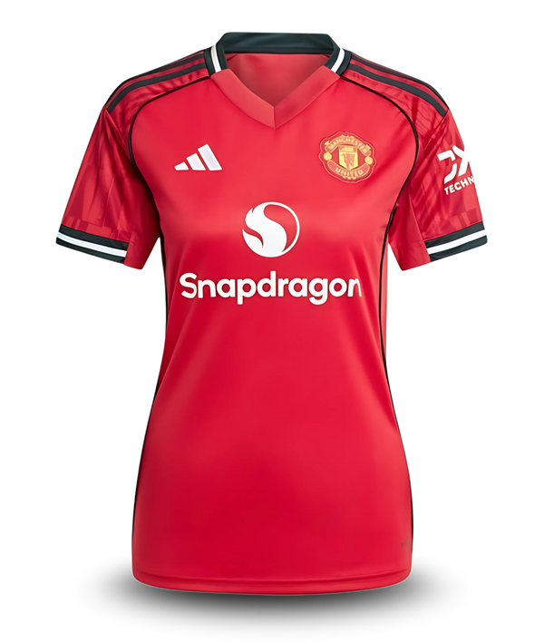Camisa Manchester United I 25/26 - Torcedor Adidas Feminina - Vermelha