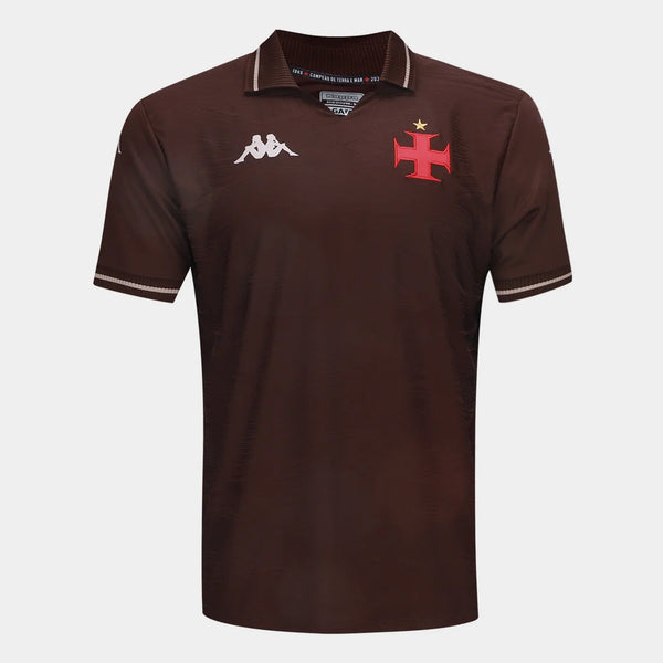 Camisa Vasco III 2025/26 Masculina - Marrom