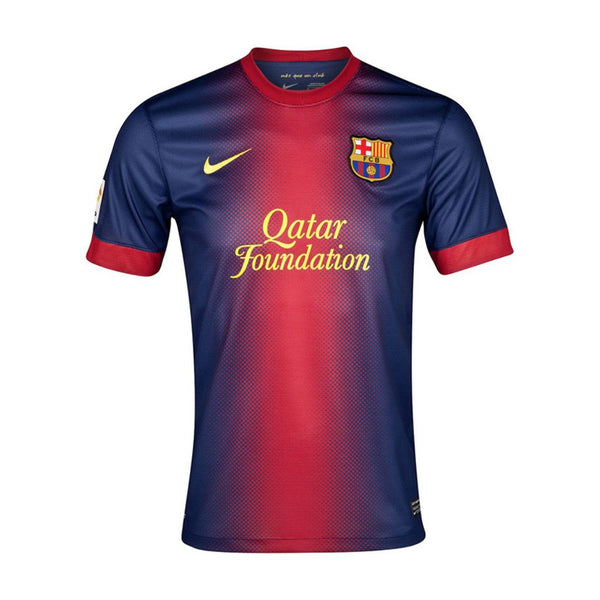 Camisa Barcelona 12/13 Home Nike Torcedor - Azul e Grená