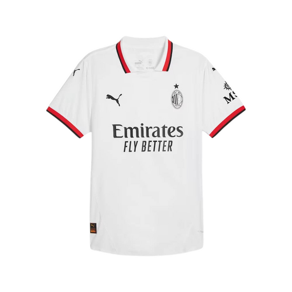 Camisa AC Milan 24/25 Away Puma Torcedor - Branca