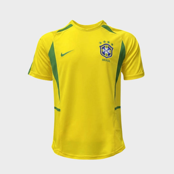 Camisa Retrô 2002 Seleção Brasileira I Nike Masculina - Amarela