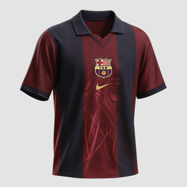 Camisa Travis Scott x Nike  Barcelona Retro 2000/01 Home Skeleton