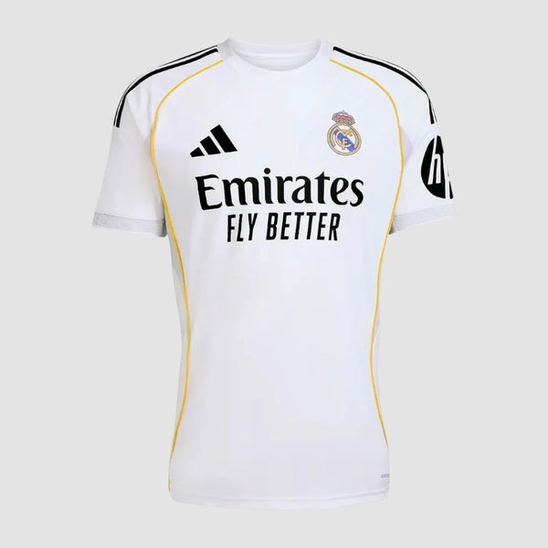 Camisa I Real Madrid 25/26 - Torcedor Adidas Masculina - Branca