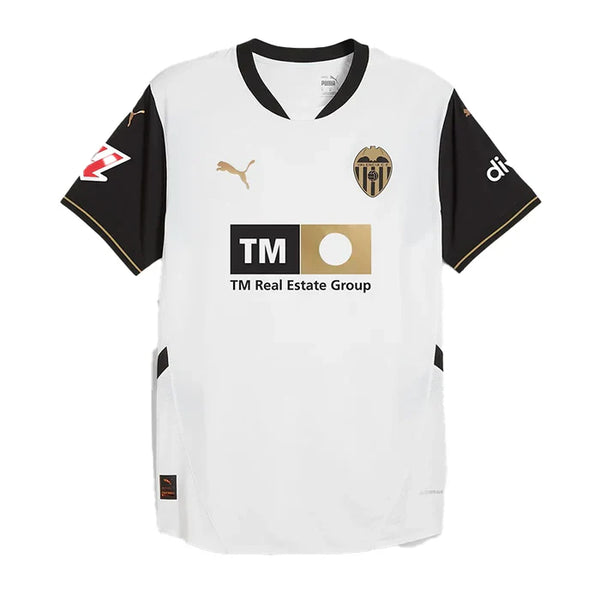 Camisa Valencia 24/25 Home Puma Torcedor - Branco e Preto