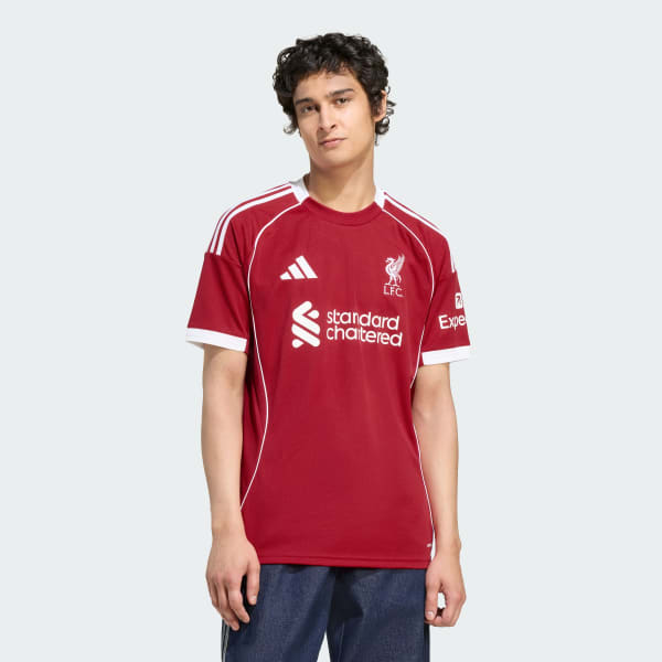 Camisa Liverpool I 25/26 - Torcedor Adidas Masculina - Vermelha