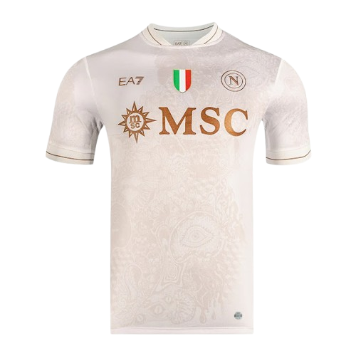 Camisa Napoli Third 25/26 - Torcedor EA7 Masculino - Branca