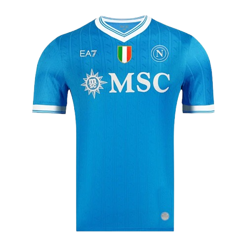 Camisa Napoli Home 25/26 - Torcedor EA7 Masculino - Azul