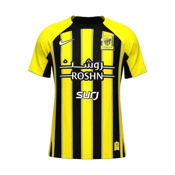 Camisa Al-Ittihad 24/25 Home Nike Torcedor - Amarelo e Preta