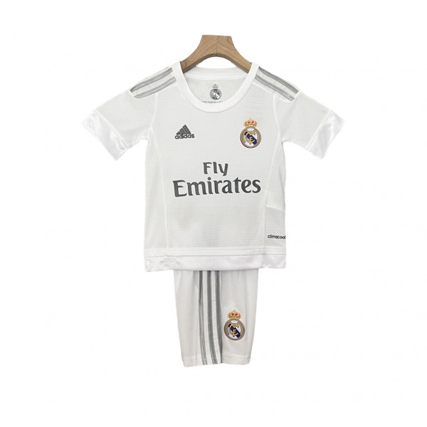 Kit Infantil Retrô Real Madrid I 15/16