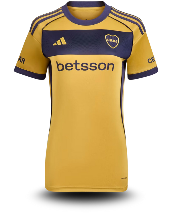 Camisa II Boca Juniors 25/26 - Torcedor Adidas Feminina- Amarela