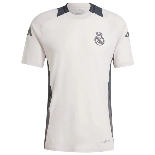 Camisa Treino Real Madrid 2024/2025 Adidas Cinza Masculina Torcedor
