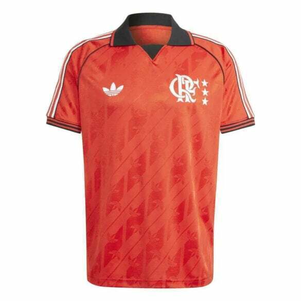 Camisa Flamengo "Lifestyler" LFSTLR Adidas 2024 - Vermelho