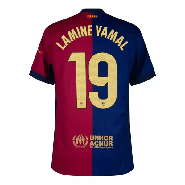 Camisa Barcelona I 24/25 Torcedor Masculina Lamine Yamal #19
