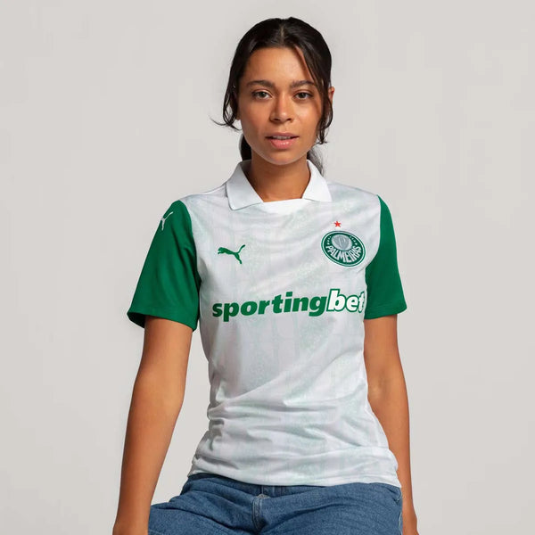 Camisa Palmeiras Feminina Away 25/26 - Branca