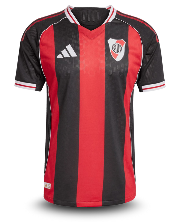 Camisa II River Plate 25/26 - Torcedor Adidas Masculina - Preta e vermelha