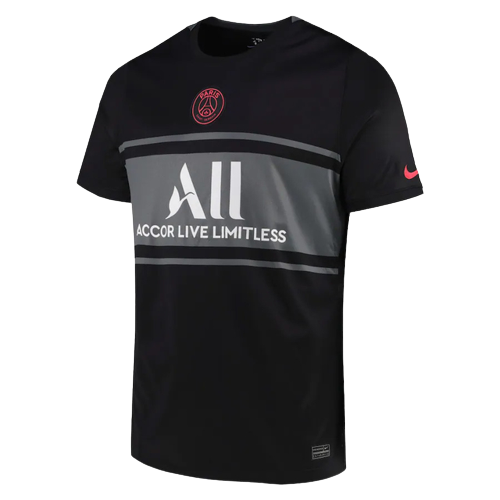 Camisa Paris Saint Germain Third PSG 21/22 Nike Masculina - Preta